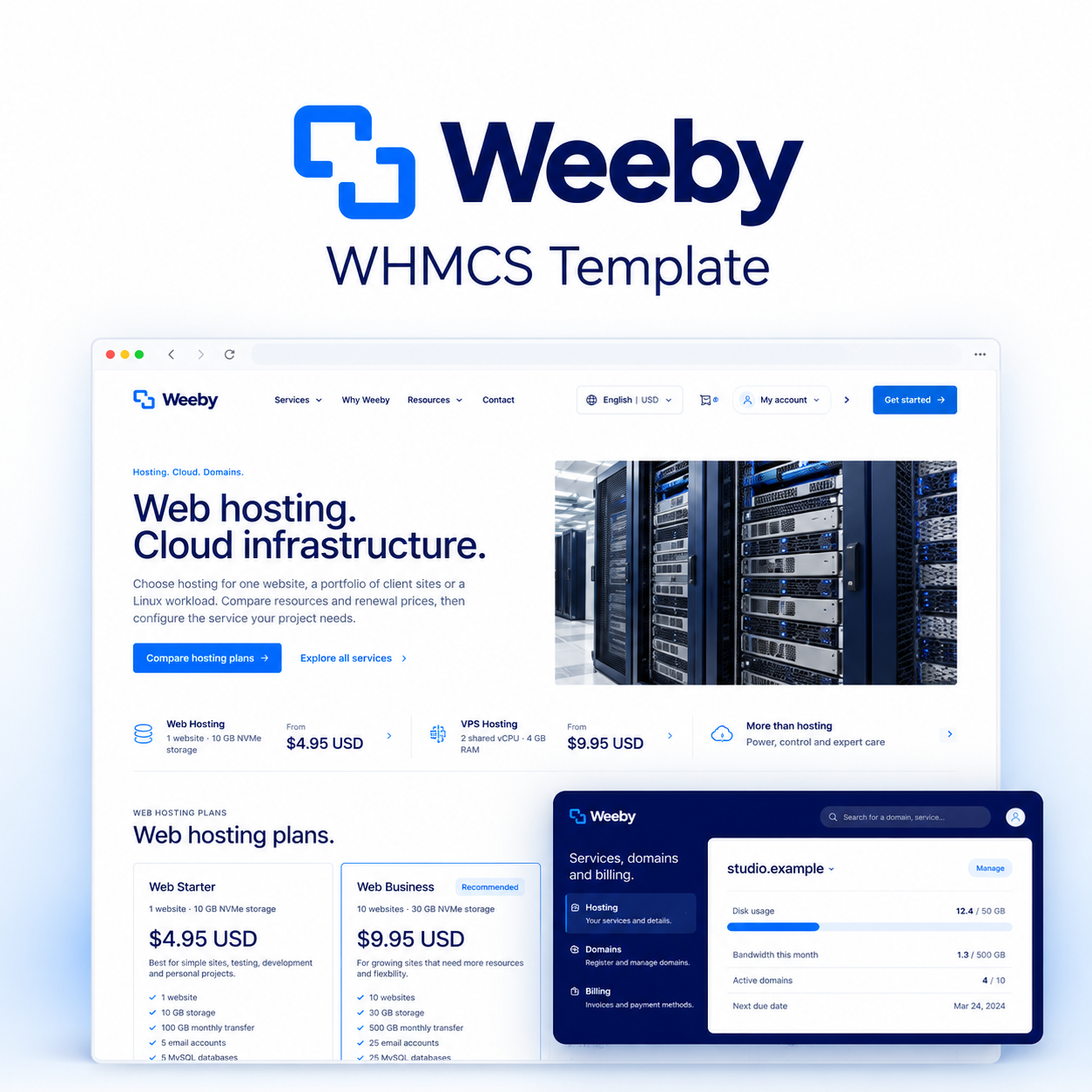Weeby Studio template package